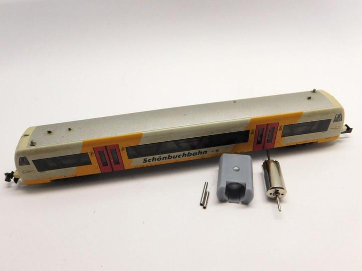 micromotor NBE001 Bemo Regio Shuttle RS1, RAB 650, VT 010 ea, Hobby en Vrije tijd, Modeltreinen | N-Spoor, Gelijkstroom, Overige typen