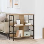 vidaXL Boekenplank artisanaal eikenkleurig 78.5 x 33 x 82 cm, Huis en Inrichting, Kasten | Boekenkasten, Verzenden, Nieuw