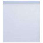 vidaXL Raamfolie statisch mat transparant wit 45x1000 cm PVC, Verzenden, Nieuw