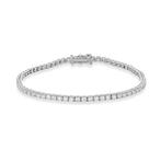 Armband - 18 karaat Witgoud -  2.50ct. tw. Diamant