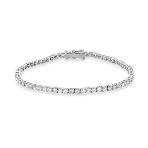 Armband - 18 karaat Witgoud -  2.50ct. tw. Diamant, Handtassen en Accessoires, Antieke sieraden