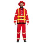 Brandweerman Kostuum Heren, Kleding | Heren, Carnavalskleding en Feestkleding, Nieuw, Verzenden