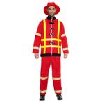 Brandweerman Kostuum Heren, Verzenden, Nieuw