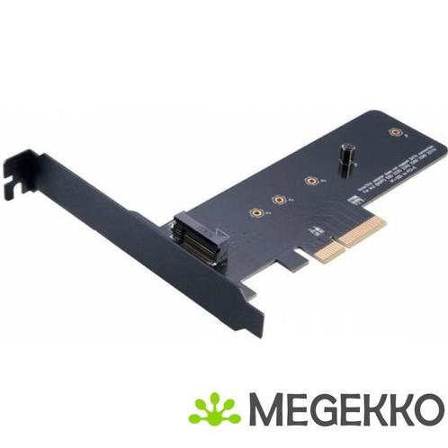 Akasa M.2 SSD to PCIe 3.0 x4 NVME adapter card AK-PCCM2P-01, Computers en Software, Netwerkkaarten, Nieuw, Verzenden