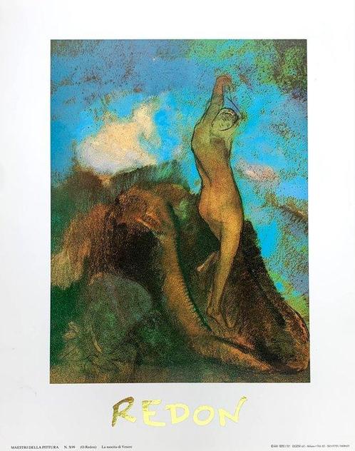 Odilon Redon - Birth of Venus, 1912 - Artprint - 30 x 24 cm, Antiek en Kunst, Kunst | Tekeningen en Fotografie