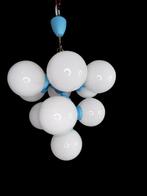 Plafondlamp - sputnik - Metaal - Negen glazen ballonnen van