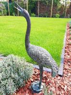 Beeldje, Reiger - kraanvogel - 65 cm - Brons, Antiek en Kunst