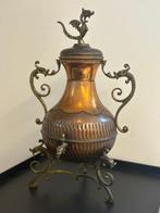 Samovar - Messing, Koper - Antieke heetwaterkan