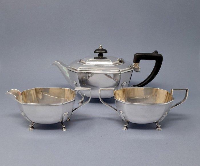 Theepot (3) - Verzilverd, Antiek en Kunst, Curiosa en Brocante