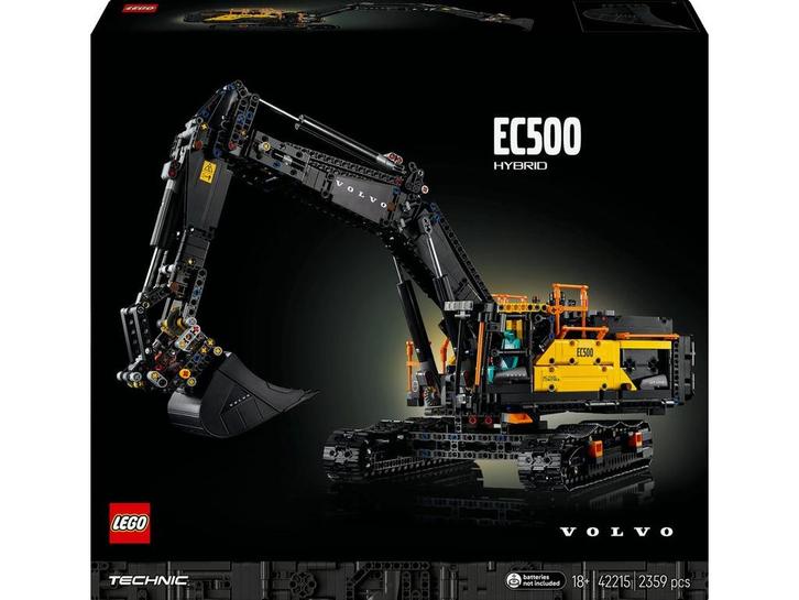 LEGO® Technic Volvo EC500 Hybrid - Graafmachine - 4 functies, Hobby & Loisirs créatifs, Jeux de société | Autre, Envoi