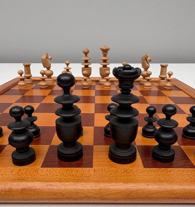 Schaakspel - Regence - Hout, Antiek en Kunst, Curiosa en Brocante