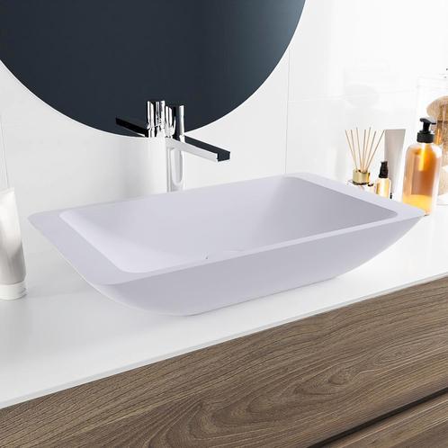 MONDIAZ TOPI Waskom solid surface 60cm kleur Cale / Cale, Doe-het-zelf en Bouw, Sanitair, Overige typen, Nieuw, Ophalen of Verzenden