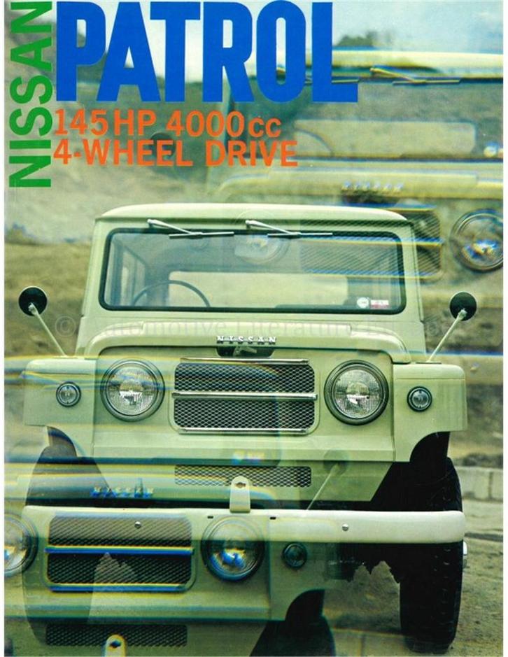 1970 NISSAN PATROL BROCHURE ENGELS, Boeken, Auto's | Folders en Tijdschriften