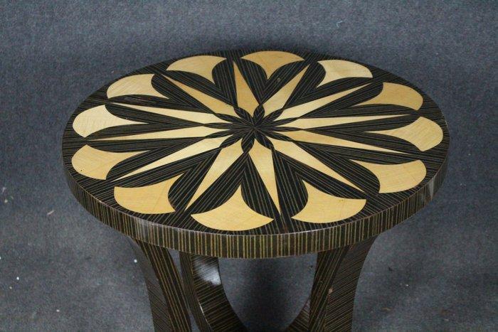 Salontafel - Hout - Salontafel met ingelegde geometrische, Antiek en Kunst, Kunst | Designobjecten