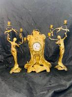 Horloge (3) Liberty - Bronze patiné - 1910-1920 - Montre Art