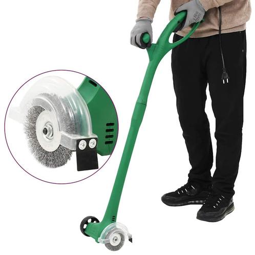 vidaXL Onkruidborstel elektrisch 140 W groen, Tuin en Terras, Hand-tuingereedschap, Nieuw, Verzenden