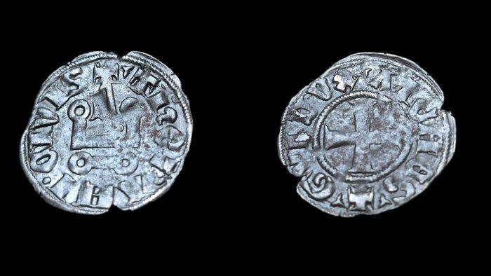 Europe, Crusaders, Frankish Greece, Duchy of Athens. Denier, Postzegels en Munten, Munten | Europa | Niet-Euromunten