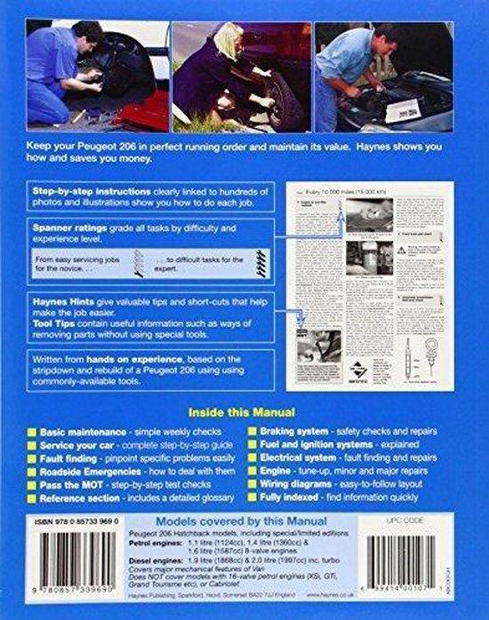 Peugeot 206 9780857339690 Haynes Publishing, Livres, Langue | Anglais, Envoi