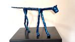 Abdoulaye Derme - sculptuur, Chat - 20 cm - Koud geverfd, Antiek en Kunst