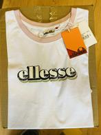 ellesse T-Shirt Ring Logo (Wit Roze) Maat: Medium, Kleding | Dames, T-shirts, Nieuw, Verzenden