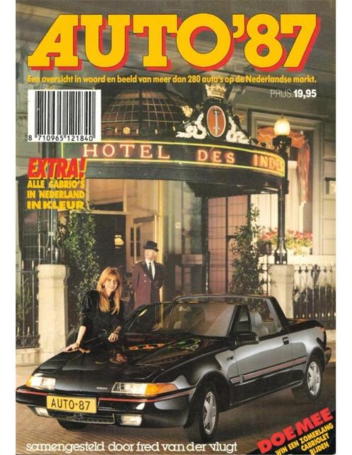 1987 AUTO JAARBOEK NEDERLANDS, Boeken, Auto's | Folders en Tijdschriften, Ophalen of Verzenden