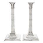 James Dixon & Sons Ltd, Sheffield - Kaarsenhouder (2) - .925, Antiquités & Art