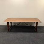 Eikenhouten tafel 243x106 cm, spaans model, Gebruikt, Bureau