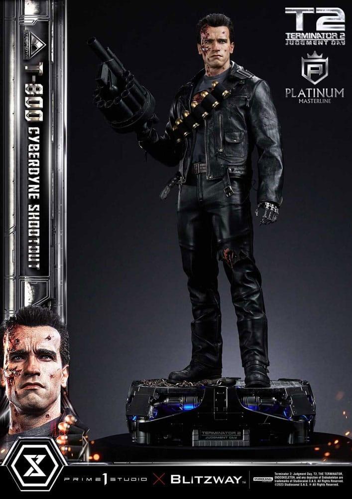Terminator 2 Platimum Masterline Series Statue 1/3 T-800 Cyb, Verzamelen, Film en Tv, Ophalen of Verzenden
