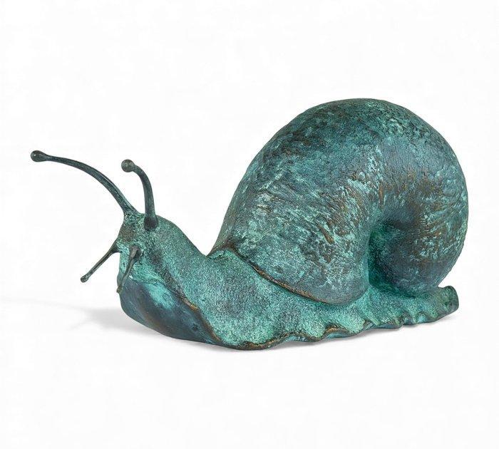 sculptuur, Large Bronze Snail - 35 cm in length - 17 cm -, Antiek en Kunst, Curiosa en Brocante
