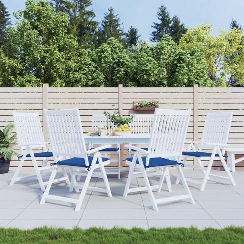vidaXL Tuinstoelkussens 6 st 50x50x3 cm oxford stof, Huis en Inrichting, Woonaccessoires | Kussens, Nieuw, Verzenden