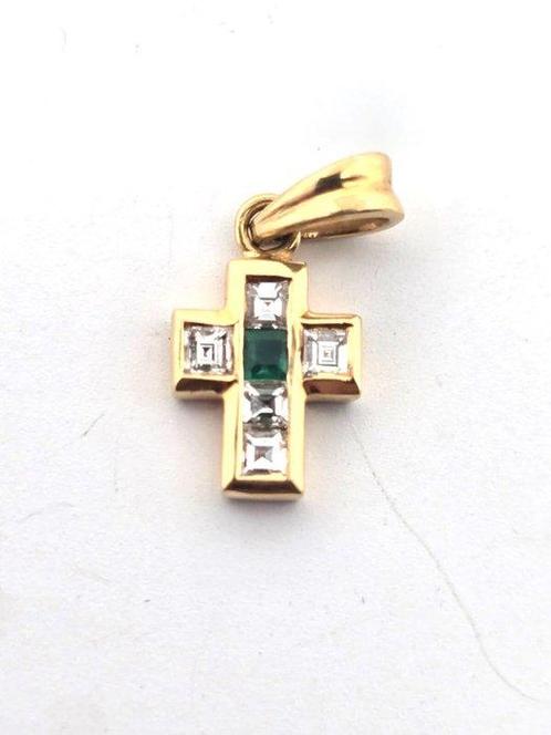 Hanger - 18 karaat Witgoud -  0.50ct. tw. Diamant, Handtassen en Accessoires, Antieke sieraden