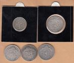 Cyprus. A Lot of 5x British Cypriot Silver coins, including
