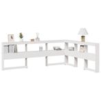 vidaXL Boekenkast Hoofdeinde L-vormig 150 cm massief, Huis en Inrichting, Verzenden, Nieuw