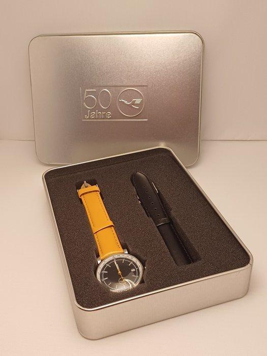 Lufthansa Jubiläumsuhr - 50 Jahre Lufthansa - Unisex - 2005, Antiek en Kunst, Antiek | Wandborden en Tegels