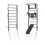 Multifunctionele trainingsladder met pull-up bar, dip sta..., Sport en Fitness, Turnen, Ophalen of Verzenden, Nieuw, Zwart, Overige typen