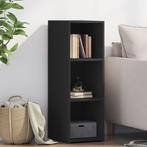 vidaXL Dressoir 30x41x93 cm bewerkt hout zwart, Huis en Inrichting, Kasten | Dressoirs, Verzenden, Nieuw
