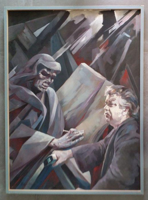 Franz Schulte-Kreuzer (1920-1992) - The Kings Architect /, Antiek en Kunst, Kunst | Schilderijen | Modern