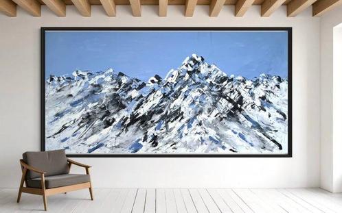 VOLHA - Snowy mountains -XXL, Antiek en Kunst, Kunst | Schilderijen | Modern