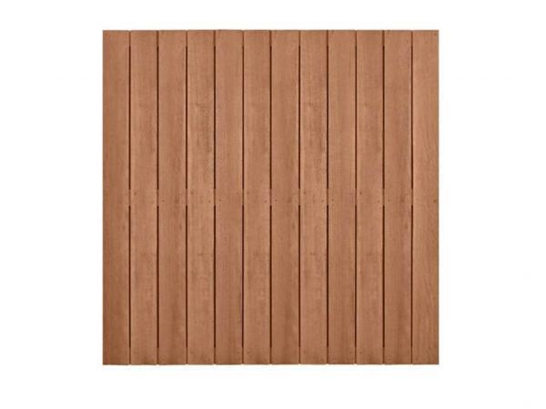 Veiling - 5x Plankenscherm hardhout design 180x180cm, Tuin en Terras, Schuttingen