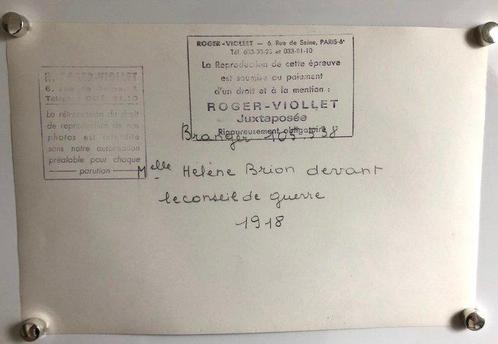 France - Document - Maurice-Louis Branger - Melle Hélène, Antiek en Kunst, Kunst | Tekeningen en Fotografie