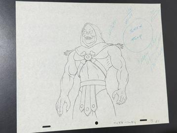 Filmation - Oorspronkelijke animatie tekening van Skeletor -