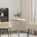 vidaXL Tafelblad Ø50x2,5 cm marmer grijs, Verzenden, Nieuw