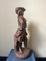 Sculpture, Romantisch beeld van een Man met Roos - 75 cm -, Antiek en Kunst