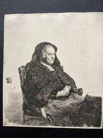 Rembrandt Van Rijn (1606-1669), after - The Artists Mother,, Antiek en Kunst
