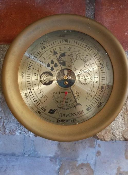 Barometer - Messing, Antiek en Kunst, Curiosa en Brocante