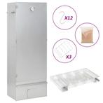 vidaXL BBQ-rookoven met koude rookgenerator gegalvaniseerd, Verzenden, Nieuw