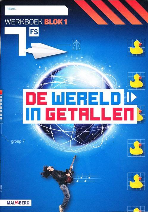 De wereld in Getallen versie 5 Werkboek Blok 1 groep 7 FS (p, Livres, Livres scolaires, Envoi