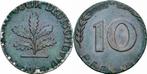 Duitsland Brd 10 Pfennig 1950 D auf 1 Pfennig Schroetling..., België, Verzenden