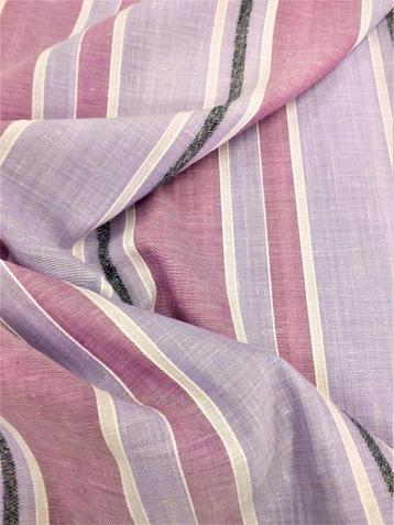 Fantastico tessuto in lino e seta - 670 x 335 cm - Textiel - beschikbaar voor biedingen