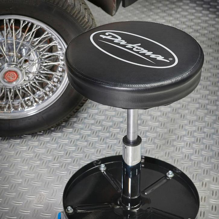 Datona Verrijdbare werkplaatskruk - Datona - Zwart, Auto diversen, Autogereedschap, Ophalen of Verzenden